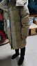 雅鹿冬季羽绒服女2025新款中长款时尚冬装连帽加厚派克服韩版外套女装 黑色 L 165 【推荐130-150斤】 实拍图