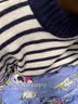 班尼路儿童针织毛衣秋冬款中大童韩系条纹上衣男女童冬装保暖内搭毛线衣 实拍图