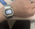 卡西欧（CASIO）G-SHOCK男表小方块银金块蓝牙六局电波多功能运动表东京暮色手表 电波+太阳能+蓝牙GMW-B5000D-1 晒单实拍图