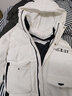 AEMAPE羽绒服男士新款冬季短款连帽潮流学生易穿搭加厚保暖情侣外套男 8816米白 L (建议120-135斤) 实拍图