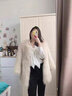 傲列2025秋冬轻奢品质貉子毛双面编织皮草女中长减龄狐狸毛毛外套大衣 浅灰色 均码 实拍图