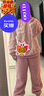 果壳（Gukoo）情侣睡衣女秋冬季迪士尼米奇舒棉绒简约男家居服套装 粉色女套 M 实拍图
