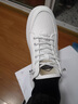 海澜之家（HLA）男鞋夏季2026新款小白鞋百搭男士透气休闲鞋时尚简约轻便平底板鞋 白色-冲孔透气 41 实拍图