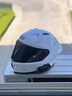 爱骑行-Y10摩托车头盔蓝牙耳机防水降噪外卖骑手半盔全盔对讲专用长续航 同型号300米对讲硬麦3/4盔揭面盔 实拍图