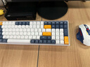 爱国者（aigo）A100有线/2.4G无线双模 客制化游戏办公机械键盘 全键无冲 热插拔 可充电 星空蓝 K黄轴 实拍图