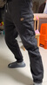 真维斯（Jeanswest）休闲裤男款2025秋冬季新款工装裤男士宽松束脚加绒运动长裤子男裤 666灰色(加绒） XL 码 实拍图