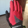 洛克兄弟（ROCKBROS） 骑行手套全指自行车电动车摩托车手套春秋冬长指男女款可触屏 S030春秋长指 红色 触屏 S 实拍图