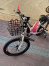 儿童自行车山地车6-7-8-10-12-15岁学生单车变速小孩18寸20寸22寸 标配单速白粉色送礼包 24寸适合身高155-175厘米【约13-17岁】 实拍图