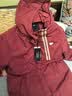 ASK JUNIOR女童棉服2026秋冬儿童夹棉中长连帽登山服软壳服外套 深粉色 170 实拍图