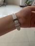 momodiz适用华为手表gt6表带gt5女款小蛮腰纤细watch5女款创意百搭文静淑女气质女士手表表带ins风非原装 象牙白 女款18mm【联系客服选择合适表带】 实拍图