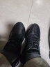骆驼（CAMEL）男士加绒套脚快穿牛皮商务休闲运动皮鞋 G14A220724R 黑色 38 实拍图