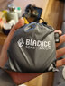 黑冰（BLACKICE） 户外便携式随身钛酒壶150ML白酒壶一手可握小酒壶 Z7260G 150ml  明月款（银灰） 实拍图