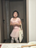 三沙（Sansha）儿童舞蹈服短袖芭蕾舞 连体女童舞蹈练功服 粉色-开裆 XXXL  实拍图