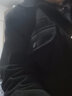 罗蒙（ROMON）夹克男士冬季时尚翻领上衣商务休闲灯芯绒外套男2270黑色加绒L 实拍图