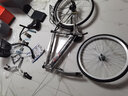 美昱山地自行车男城市自行车学生淑女单车成人实心胎通勤车 三角梁-尊享版-黑色 26寸实心胎【建议160-180cm】 实拍图