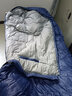 清然（QINGRAN）可伸手羽绒睡袋户外露营秋冬季加厚防寒保暖野外零下30度睡袋成人 700g绒藏青1个 实拍图