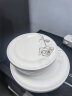 后海骨瓷微波炉专用碗带盖陶瓷蒸蛋碗家用大号饭盒有盖的宝宝辅食蒸碗 盖碗:永恒玫瑰中号500ML可微波 实拍图