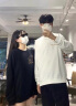 MDlila【两件套】情侣装春秋季衣服一男一女卫衣2025年新款外套班服定制 男生白+女生白 薄款 XL 男生+女生M 实拍图