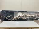 唤墙 客厅装饰画现代简约沙发背景墙壁画新中式大气靠金山水叠加挂画 背有靠山 180x50cm(适合2.5米沙发)晶瓷 实拍图