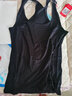 浪莎背心女夏吊带外穿宽肩显瘦修身工字大码内搭无袖打底衫黑白 实拍图