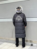 卡帕（Kappa）背靠背羽绒服外套女款2025新款冬季男士长款保暖防寒服K0EZ2YY09D 黑色-990 L 实拍图
