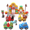 费乐（FEELO）儿童拼装积木玩具兼容乐高大颗粒节日礼物百变汽车105粒1614-2 晒单实拍图