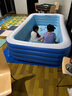 曼比鱼 儿童游泳池三环加厚超大充气婴儿游泳池桶家用宝宝洗澡盆戏水池 3.05米四层-电泵水枪泳圈球20 实拍图