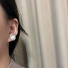 初逅无耳洞珍珠耳夹  蚊香盘女士轻奢高级感气质简约耳饰复古耳饰 无耳洞珍珠耳夹【14mm】 实拍图