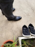 金利来（goldlion）切尔西靴 冬季新款加绒保暖高帮棉鞋 男士牛皮商务正装棉皮靴 黑色 41 晒单实拍图