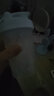 摇摇主义shakerism摇摇杯健身水杯蛋白质粉杯 子耐高温大容量咖啡奶茶运动 雪域白-400ml（含304球+杯刷） 实拍图