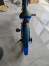 百士盾儿童自行车山地单车6-16岁以上学生减震双碟刹越野中小男女孩赛车 旗舰版7速【辐条轮】黑蓝色 18寸丨适身高115-135丨 实拍图