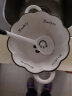 佩尔森双耳陶瓷碗带勺套装汤碗面碗高颜值早餐碗笑脸6英寸双耳碗+扭扭勺 晒单实拍图