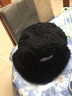 炫世柠檬 网红帽子女冬季韩版学生时装渔夫帽秋冬毛绒羊羔绒可爱百搭盆帽 绒渔夫帽黑色 码【55-58cm】 实拍图