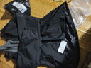 良茨胖子假两件PU羽绒外套男士秋冬加绒加厚棉衣宽松大码工装冲锋夹克 JK303黑色（工装口袋） 3XL 170-190斤 实拍图