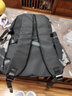匡睿书包中学生初中生双肩包女大学生简约百搭多层小众设计感少女背包 黑色（带毛球挂件） 实拍图