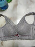 纤诗柔背心式聚拢小胸加厚调整型收副乳性感蕾丝无钢圈内衣女文胸  2016 浅灰色 85A 实拍图