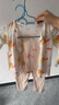 舒贝怡婴儿衣服内衣套装儿童睡衣宝宝春夏薄款家居服纯棉对开秋衣粉色80 实拍图