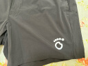 马孔多（macondo）男子冰丝五英寸短裤马拉松训练跑步运动裤凉感科技 黑色 XL  晒单实拍图