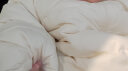童泰秋冬3-24个月婴幼儿衣服宝宝轻薄款带帽羽绒连体衣哈衣 米白 80cm 实拍图