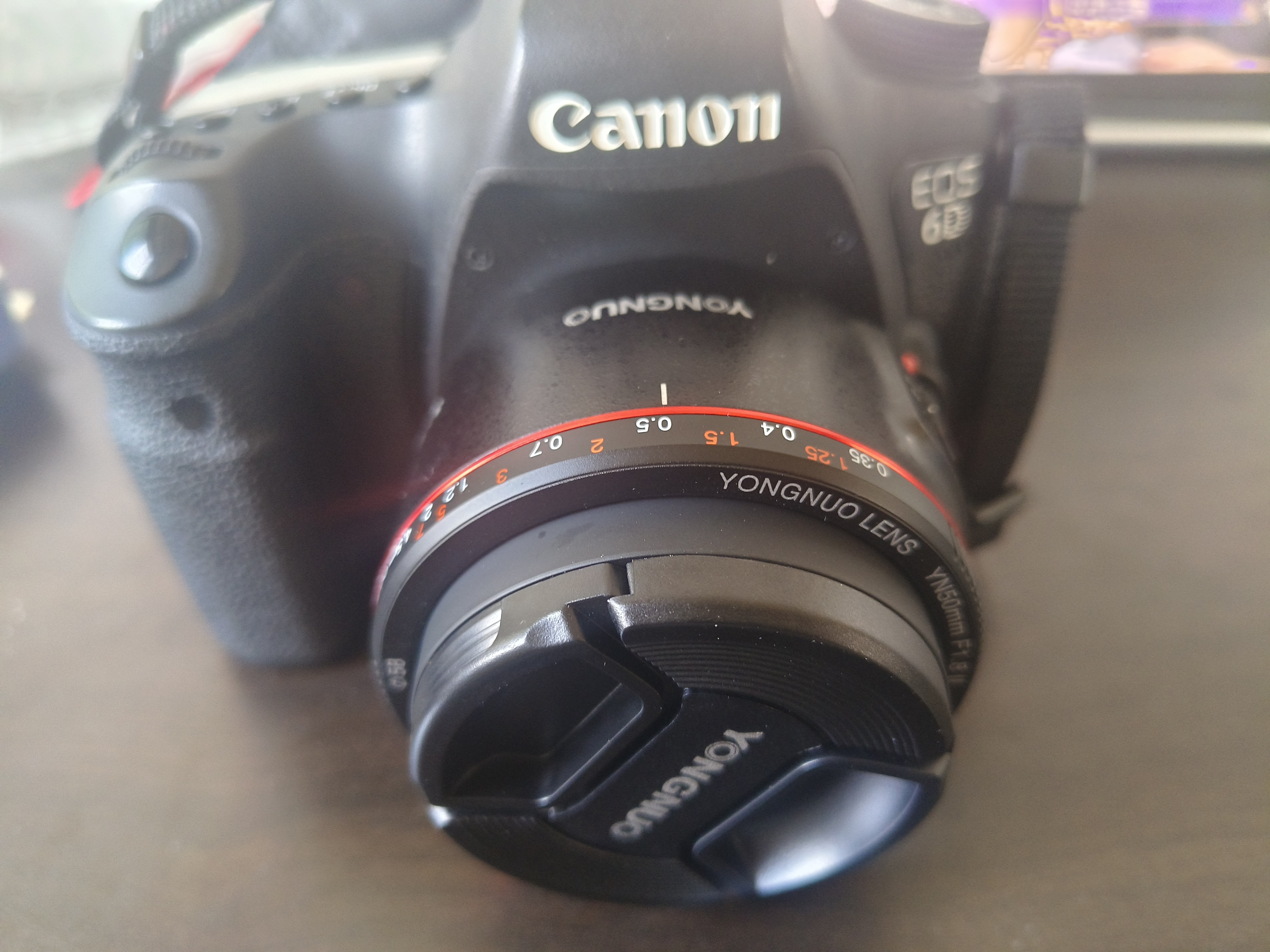 佳能 Canon 6D全画幅二手单反相机 单机身 6D2 6DII  高清数码单反相机 6D+永诺50mmF1.8二代小痰盂套机 9新 实拍图