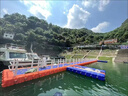 猎钢狼 水上浮筒平台塑料漂浮钓鱼海上浮桥摩托艇泊位水上乐园浮动码头 50*50*40方形加厚浮筒（5平方) 实拍图