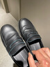 意尔康儿童皮鞋开学必备男童皮鞋黑色套脚学生皮鞋牛皮男孩表演鞋黑色36 实拍图