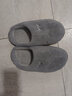 安尚芬新款棉拖鞋男士秋冬季简约居家居软底室内外穿防滑半包跟拖女士 灰色 42-43 实拍图