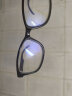 帕米澳（PAMIAO）防蓝光眼镜可配近视男女黑框眼镜近视网上配镜看手机电脑平光 双眼近视-250度 (含镜盒镜布) 实拍图