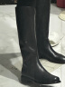 7or9黑骑士 23年新款显瘦高筒过膝靴秋冬女骑士靴保暖黑色宽楦暖暖靴 黑骑士2.5cm（标准版） 38 晒单实拍图