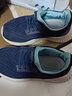 回力童鞋2026春秋新款毛毛虫鞋儿童运动鞋男童鞋子女童舒适软底休闲鞋 深蓝（革面） 31 内长约19.6cm 实拍图