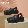 crocs卡骆驰厚底云朵洞洞鞋户外|206750 黑色-001 35(220mm)  实拍图
