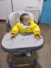 优乐博（ULOP）德国宝宝餐椅婴儿餐桌椅儿童家用吃饭桌椅可折叠移动餐车辅食椅子 多功能可坐可躺餐椅-摩登灰 实拍图