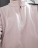 伯希和（Pelliot）抓绒衣男女秋季户外冲锋衣内胆舒适保暖摇粒绒立领T恤打底衫上衣 杏仁粉【女款】 L 实拍图