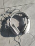 声籁A566 升级版H头戴式学英语带麦耳机有线 电脑降噪联想电脑笔记本听力考试 网课培训耳麦带话筒 白色 3.5圆口 单插头 单孔版本 实拍图